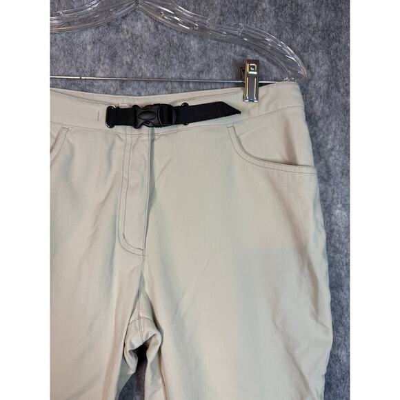 ExOfficio Womens Cropped Capri Length Belted Outdoor Hiking Pants - Size 10 - Picture 3 of 11